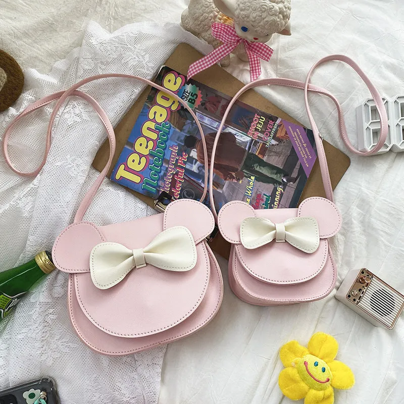 Women's & Children's & Korean Style Cute Colorful Sequined Bow Crossbody Bags