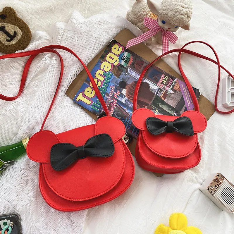 Women's & Children's & Korean Style Cute Colorful Sequined Bow Crossbody Bags