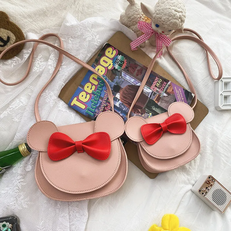 Women's & Children's & Korean Style Cute Colorful Sequined Bow Crossbody Bags