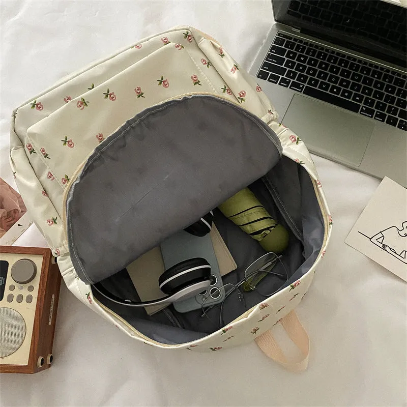 Women's Fresh Printed High College Preppy Style Backpacks