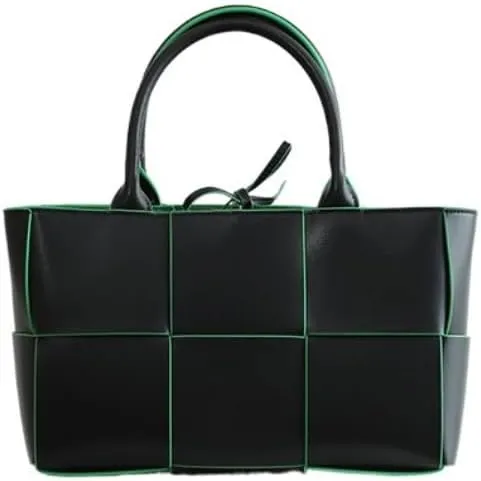 Women's Leather Woven Large Capacity Totes Handbag Commuting Hand Carry Shoulder Crossbody Bag Pillow Bag Versatile Hobo