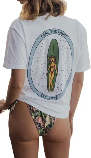 Womens Teens Oversized Graphic Tshirts Y2k Flower Fruit Vintage Tees Beach Surfer Casual Short Sleeve T Shirts