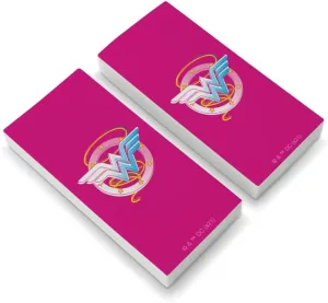 Wonder Woman 80th Pastel Logo Eraser Set of 2