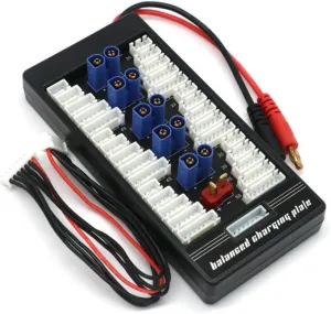 XT60 XT30 XT90 T-Plug EC3 EC5 2-6S Parallel Lipo Board Compatible with ISDT Q6 PL6 PL8 IMAX B6 B6AC B8 Chargers(EC3 Plug)