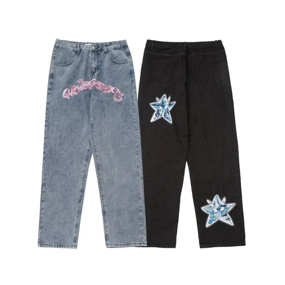 Y2K Graffiti Jeans - Streetwear Inspired Pants