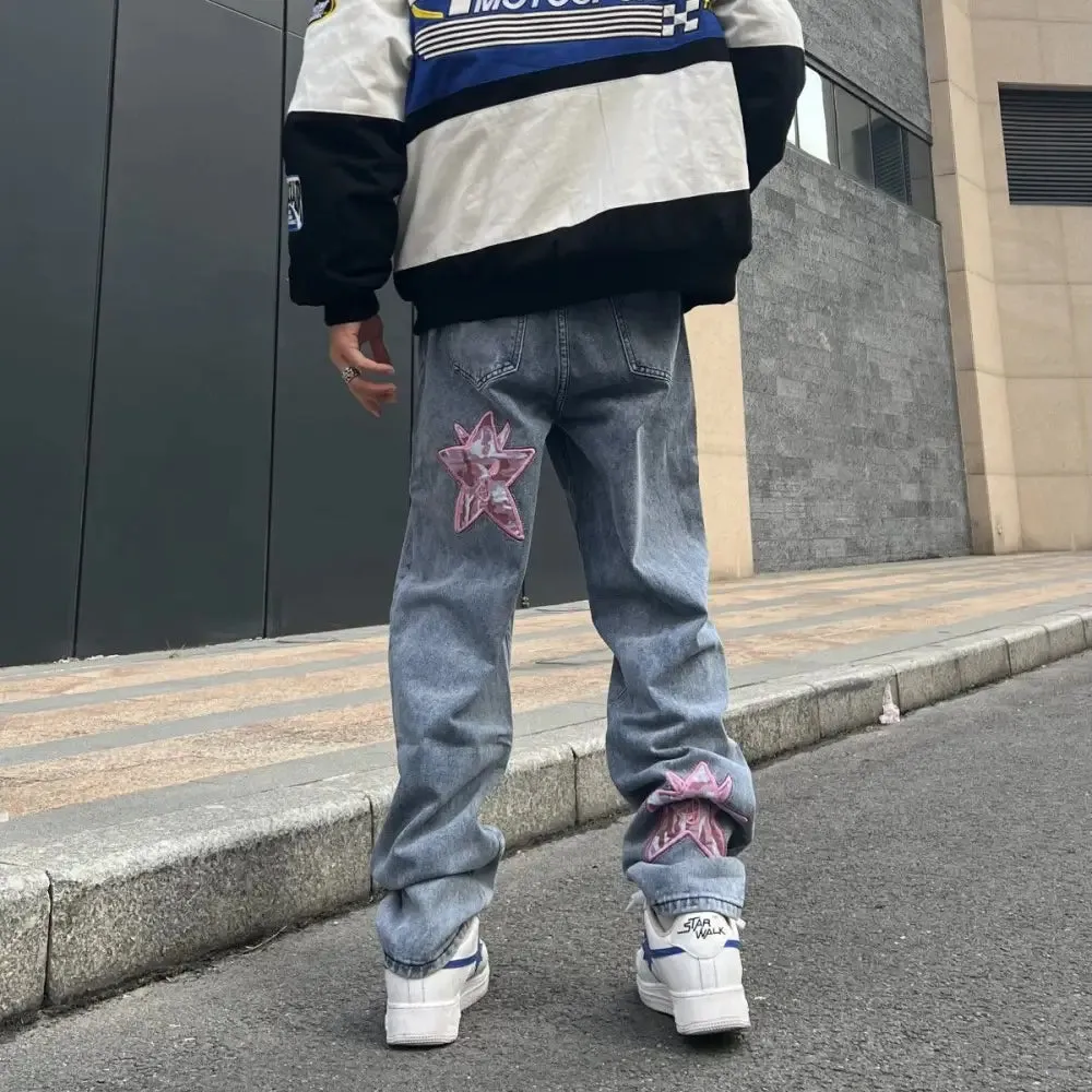 Y2K Graffiti Jeans - Streetwear Inspired Pants