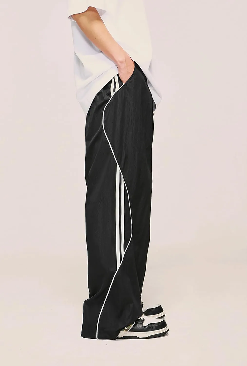 Y2k Wide Leg Sweatpants Parachute Cargo Pants Vintage Oversized Baggy Joggers Streetwear Pants