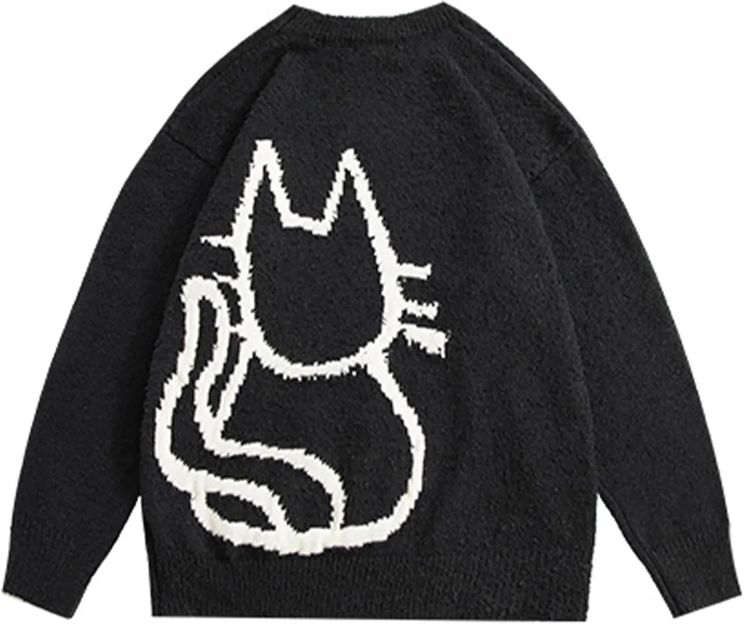 Yimoon Mens Van Gogh Graphic Sweaters Unisex Oversized Casual Knitted Long Sleeve Pullover Jumper Tops