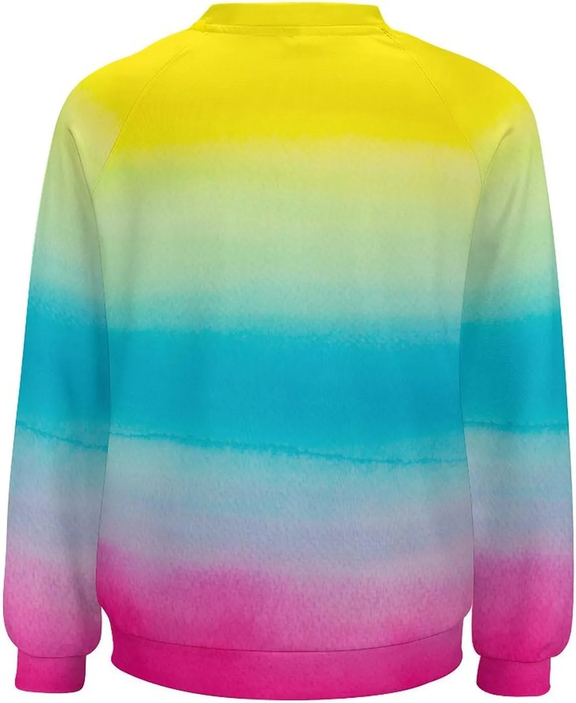 ZOCAVIA Women's Y2K Art Cat Sweatshirts Fall Abstract Graphic Pullover Tops Long Sleeve Oil Painting Cat Printed T Shirts