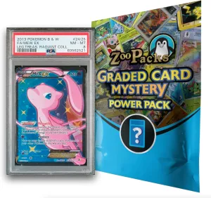 Zoo Packs Mystery Treasures Graded Card Pack Beginner Edition | 1 Graded Card   1 Booster Pack | Compatible with Pokemon Cards