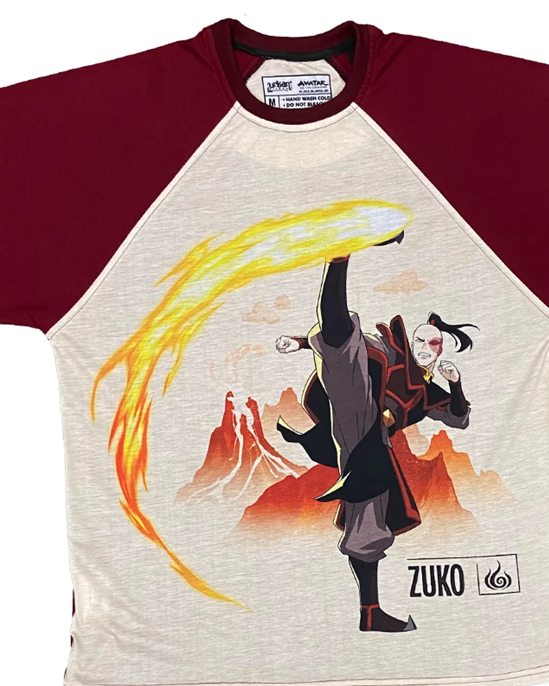 Zuko Fire Kick Oversized Raglan T-shirt